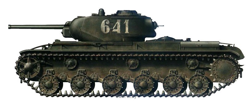 Фотографии ARK models AK 35023 Советский скоростной тяжёлый танк КВ-1С