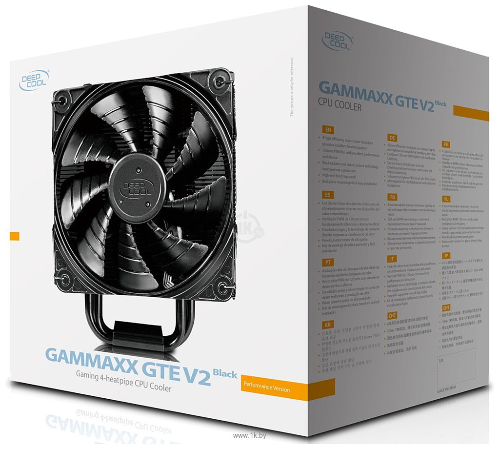 Фотографии DeepCool GAMMAXX GTE v2 DP-MCH4-GMX-GTE-V2BK