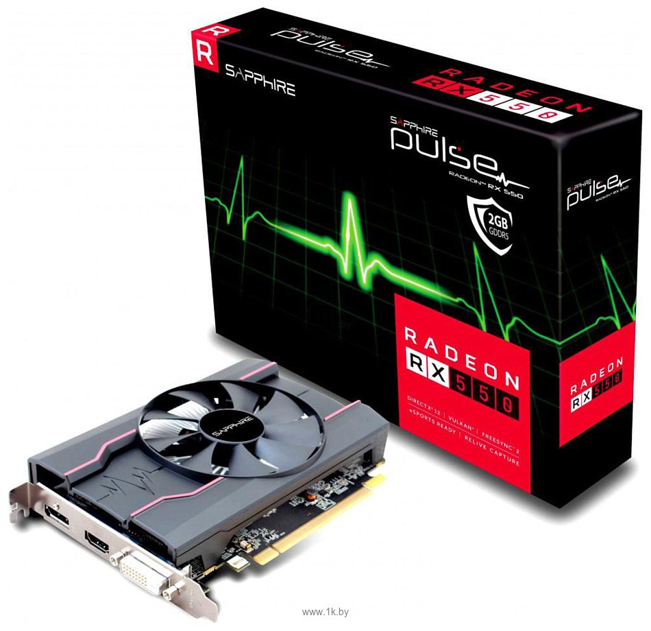 Фотографии Sapphire Pulse Radeon RX 550 2GB (11268-21-10G)