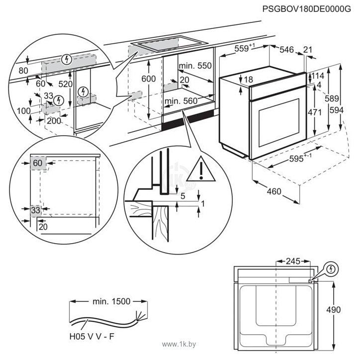 Фотографии Electrolux KOABS39WX