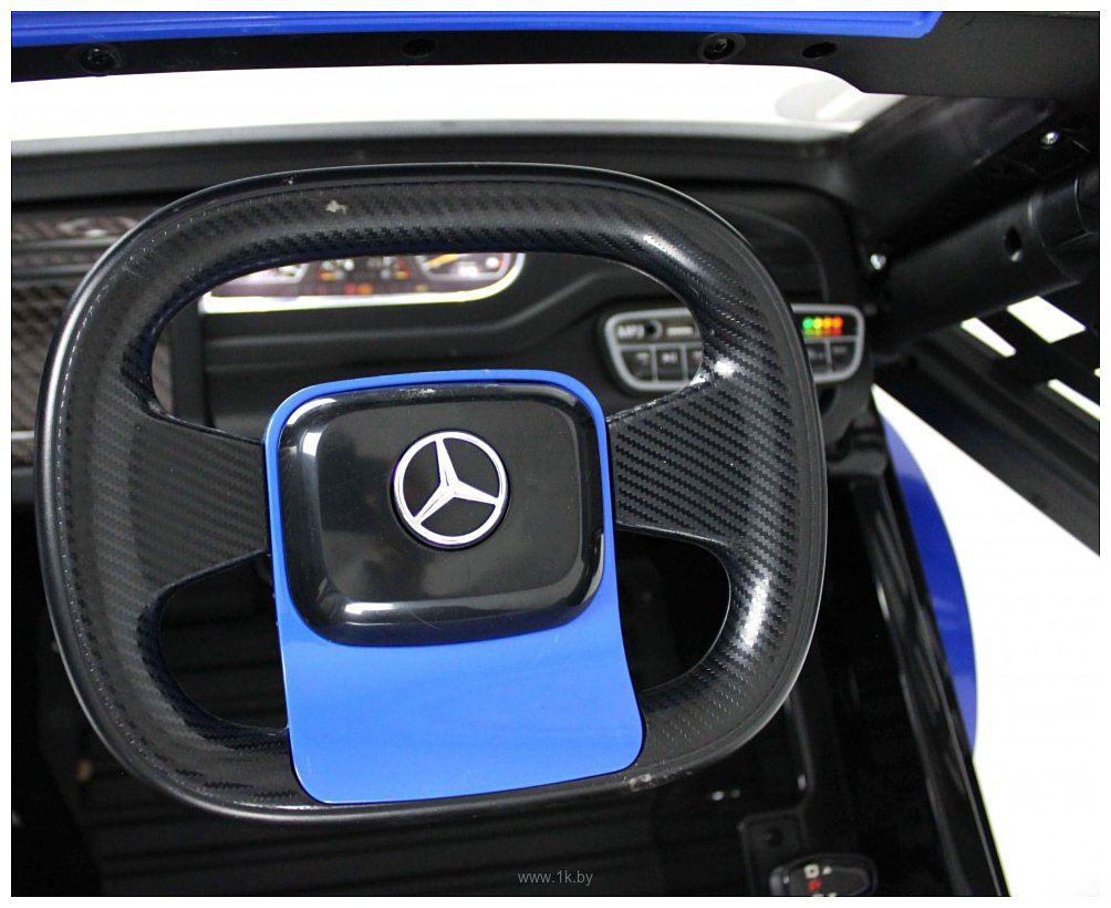 Фотографии RiverToys Mercedes-Benz Axor с прицепом H777HH (темно-синий)
