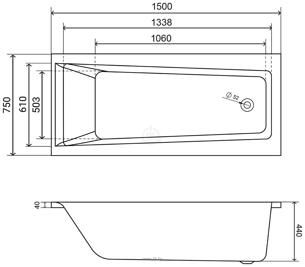 Фотографии Lauter Versailles 150x75 21070050