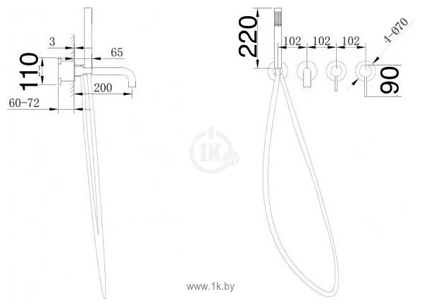 Фотографии Grocenberg GB5070 (золото матовый)