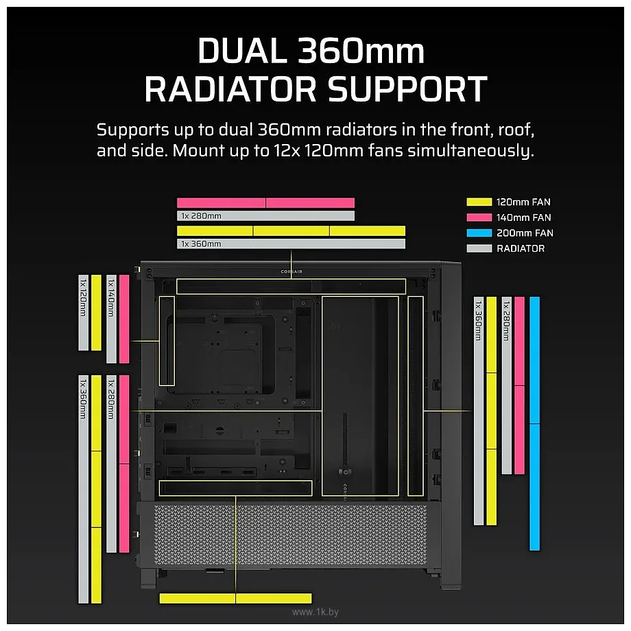 Фотографии Corsair Frame 4000D CC-9011290-WW Фотографии Corsair Frame 4000D CC-9011290-WW