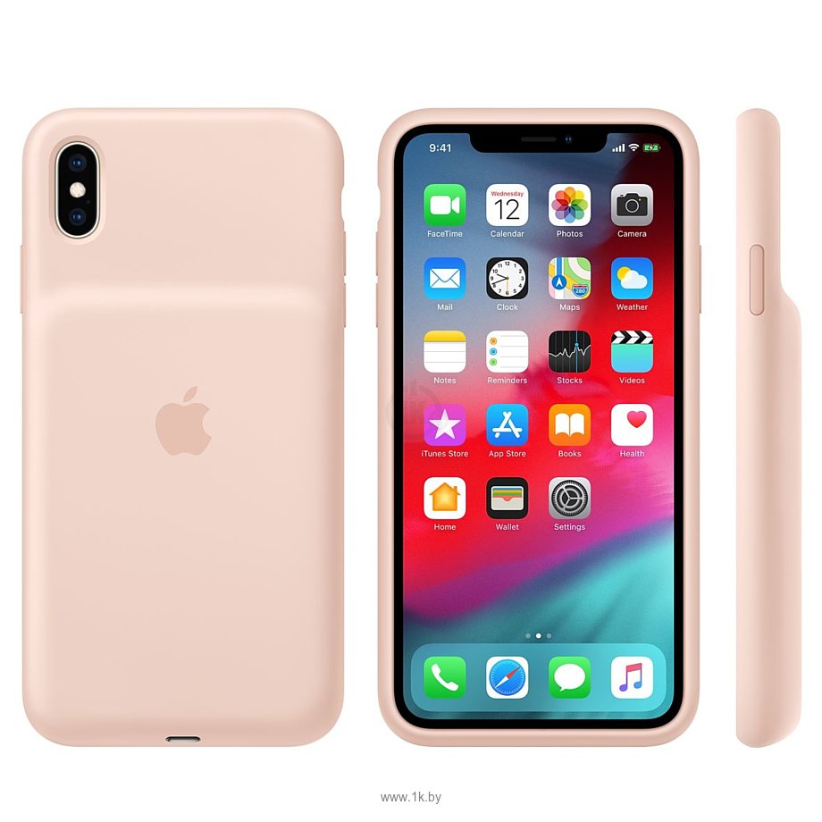 Фотографии Apple Smart Battery Case для iPhone XS (розовый песок)