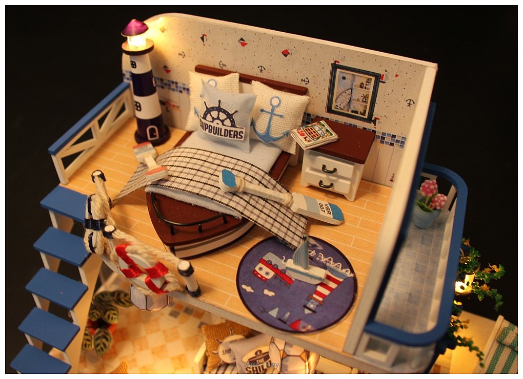 Фотографии Hobby Day DIY Mini House Домик у моря (M032)