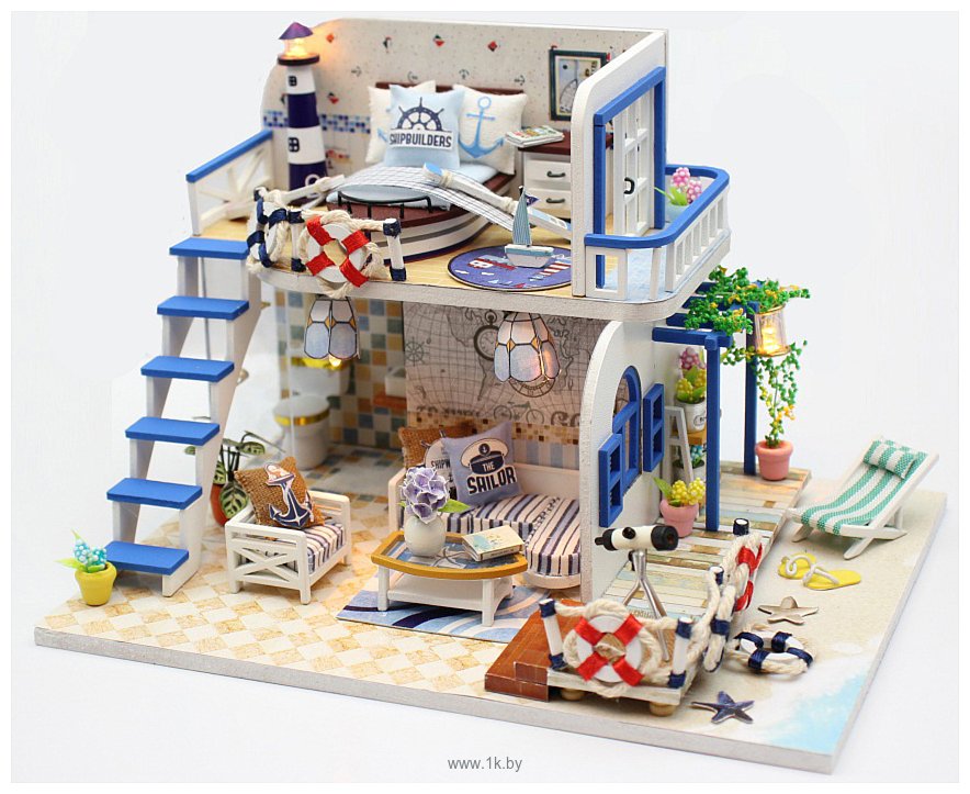 Фотографии Hobby Day DIY Mini House Домик у моря (M032)