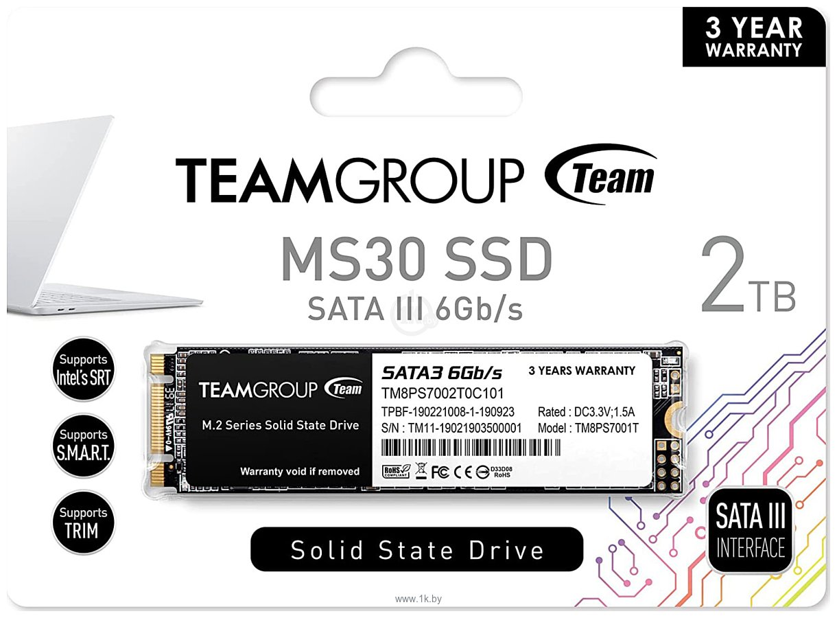 Фотографии Team MS30 2TB TM8PS7002T0C101