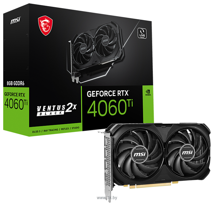 Фотографии MSI GeForce RTX 4060 Ti Ventus 2X BLACK 8G