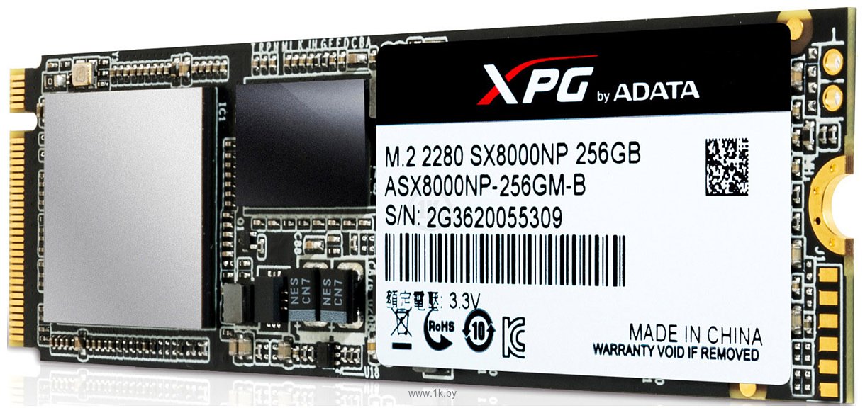 Фотографии ADATA XPG SX8000 256GB ASX8000NP-256GM-C (без радиатора)