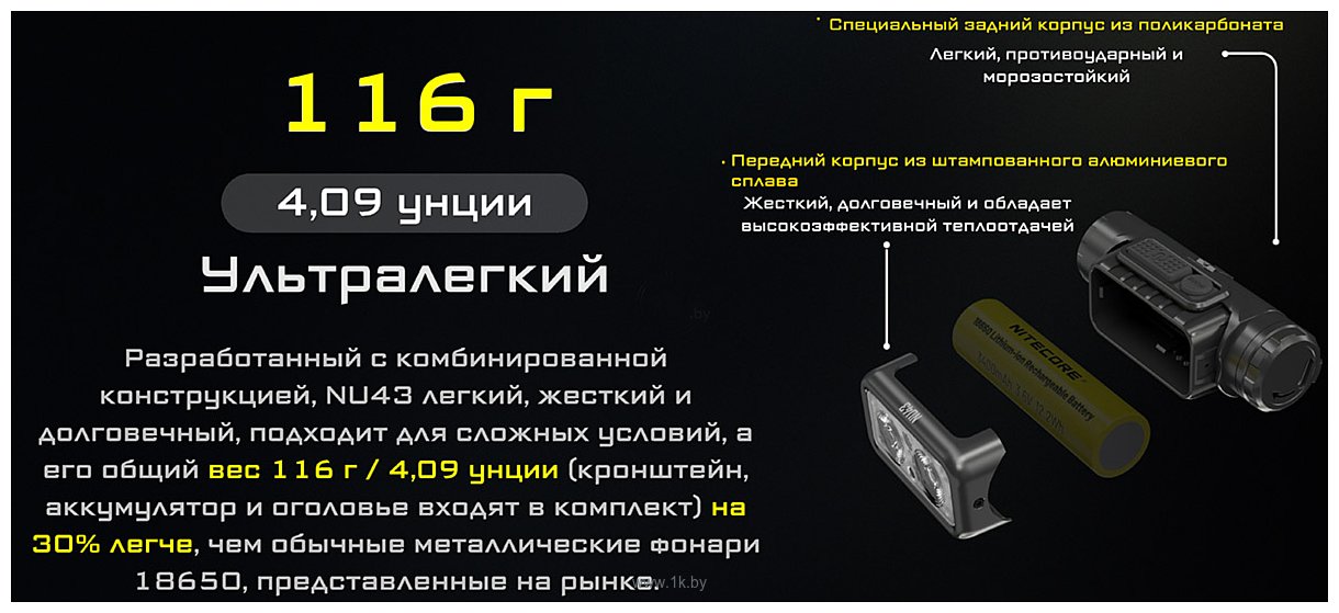 Фотографии Nitecore NU43 (черный)