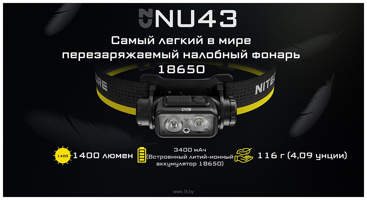 Фотографии Nitecore NU43 (черный)