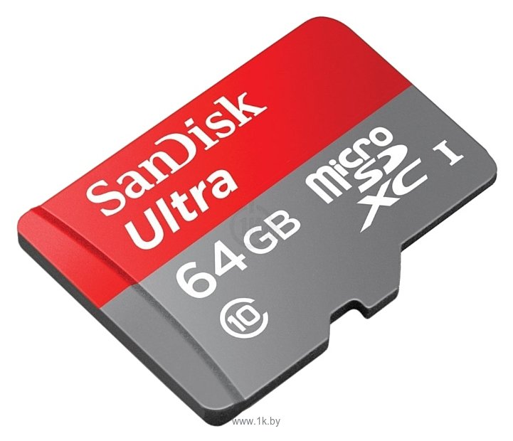 Фотографии Sandisk Ultra microSDXC Class 10 UHS-I 80MB/s 64GB + SD adapter