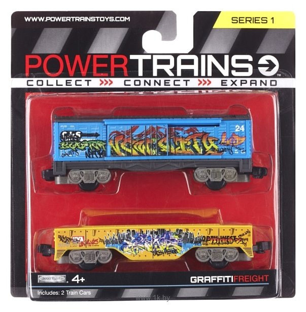 Фотографии Power Trains 2 вагона с граффити 44934