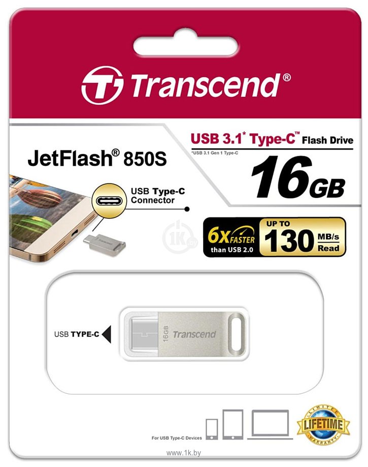 Фотографии Transcend JetFlash 850S 16Gb (TS16GJF850S)