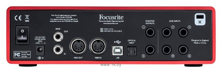 Фотографии Focusrite Scarlett 18i8 2nd Gen