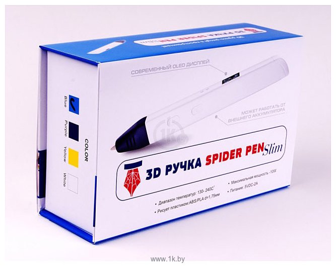 Фотографии Spider Pen Slim с OLED дисплеем (белый)