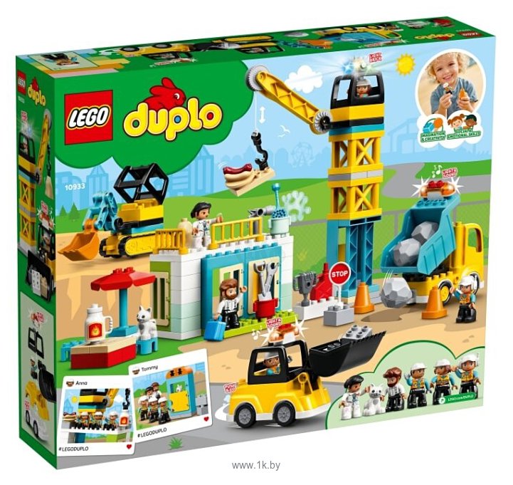 Фотографии LEGO DUPLO 10933 Башенный кран на стройке