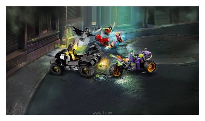 Фотографии LEGO DC Comics Super Heroes 76159 Побег Джокера на трицикле