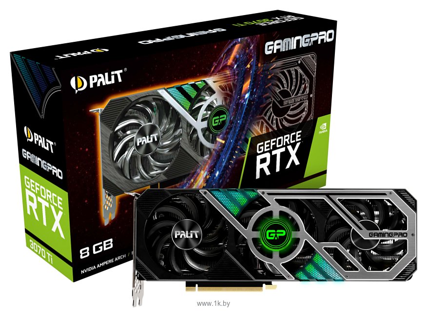 Фотографии Palit GeForce RTX 3070 Ti GamingPro 8GB (NED307T019P2-1046A)