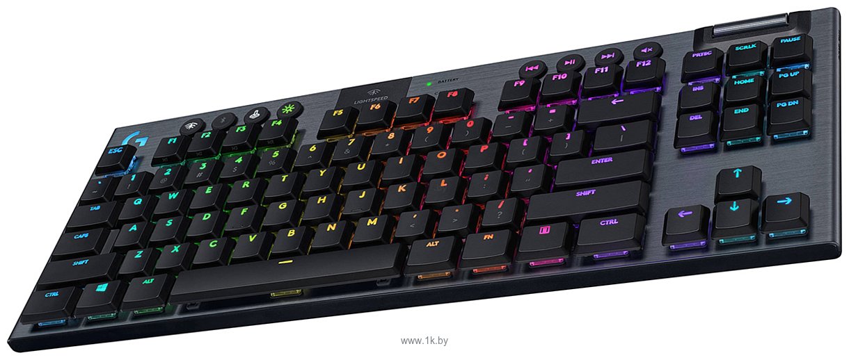 Фотографии Logitech G915 TKL Lightspeed GL Clicky нет кириллицы