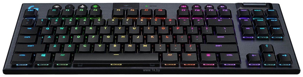 Фотографии Logitech G915 TKL Lightspeed GL Clicky нет кириллицы