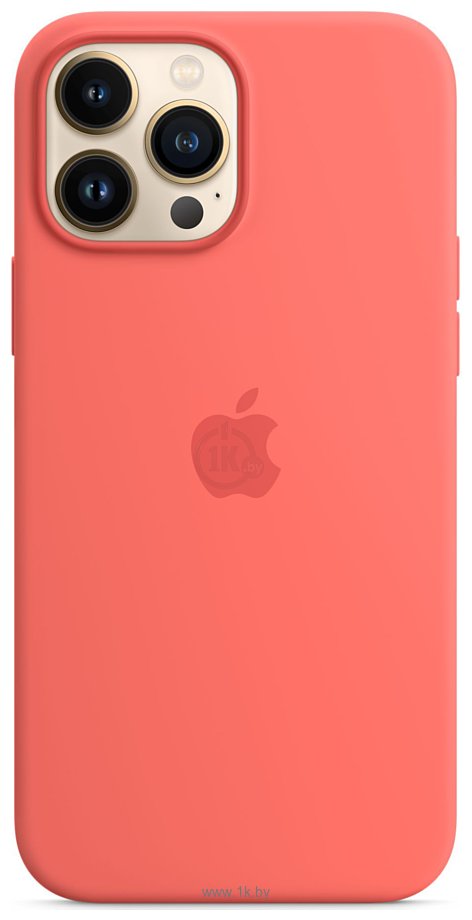 Фотографии Apple MagSafe Silicone Case для iPhone 13 Pro Max (розовый помело)