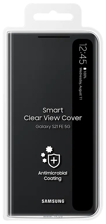 Фотографии Samsung Smart Clear View Cover S21 FE (черный)