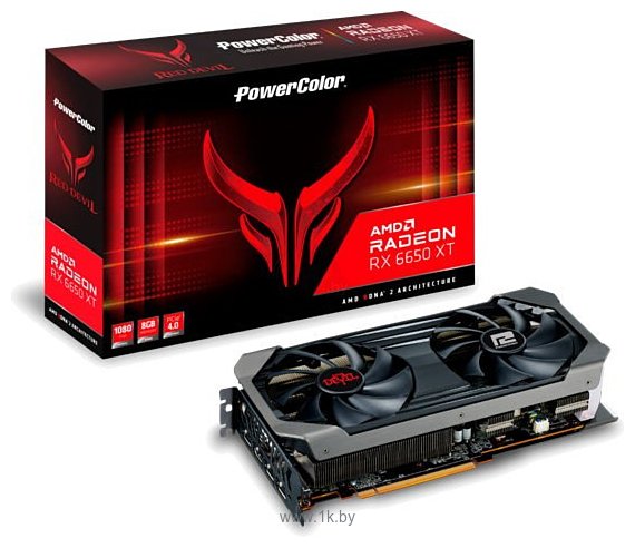 Фотографии PowerColor Red Devil Radeon RX 6650 XT 8GB (AXRX 6650XT 8GBD6-3DHE/OC)