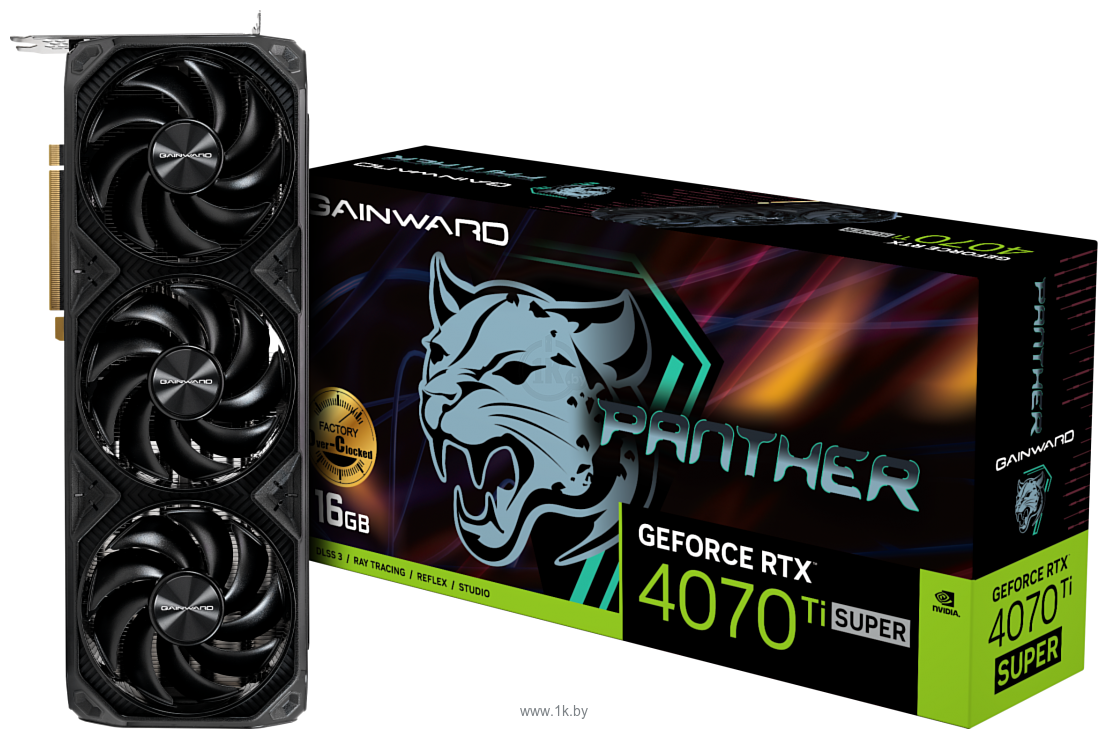 Фотографии Gainward GeForce RTX 4070 Ti Super Panther OC (NED47TSS19T2-1043Z)