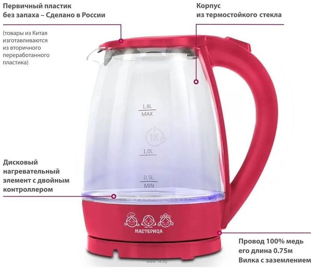 Фотографии Мастерица EK-1801G (рубин)