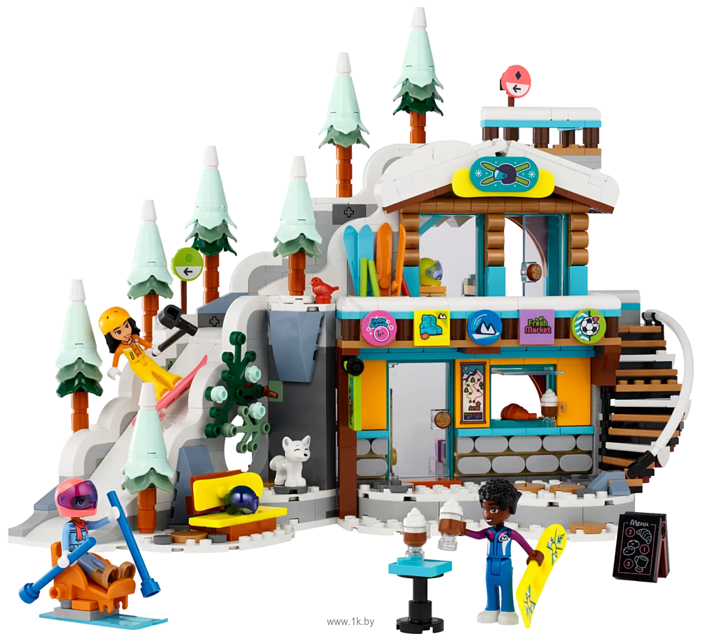 Фотографии LEGO Friends 41756 Каникулы: Лыжная трасса и кафе