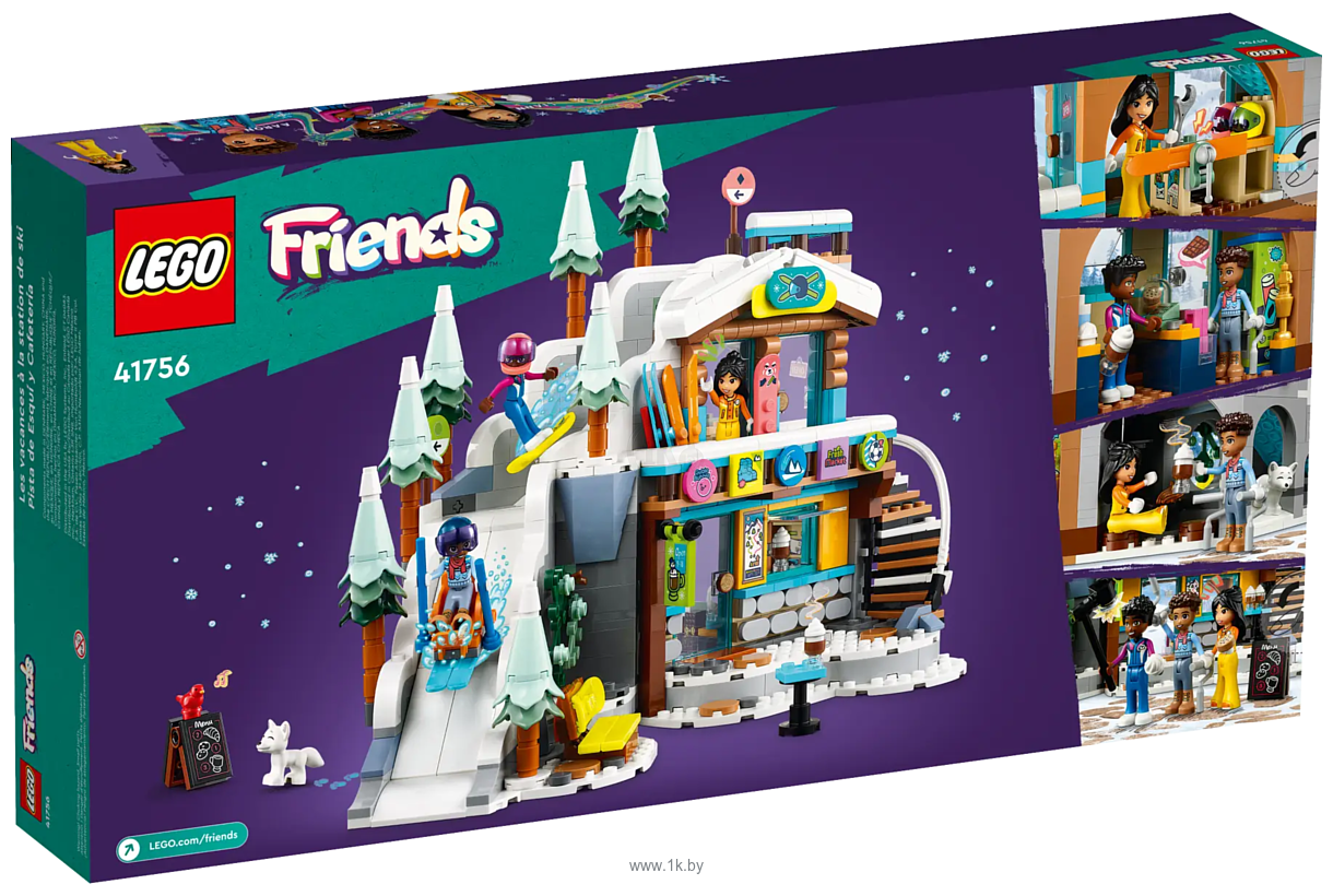 Фотографии LEGO Friends 41756 Каникулы: Лыжная трасса и кафе