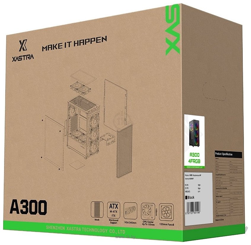 Фотографии XASTRA A300 4FRGB (черный)