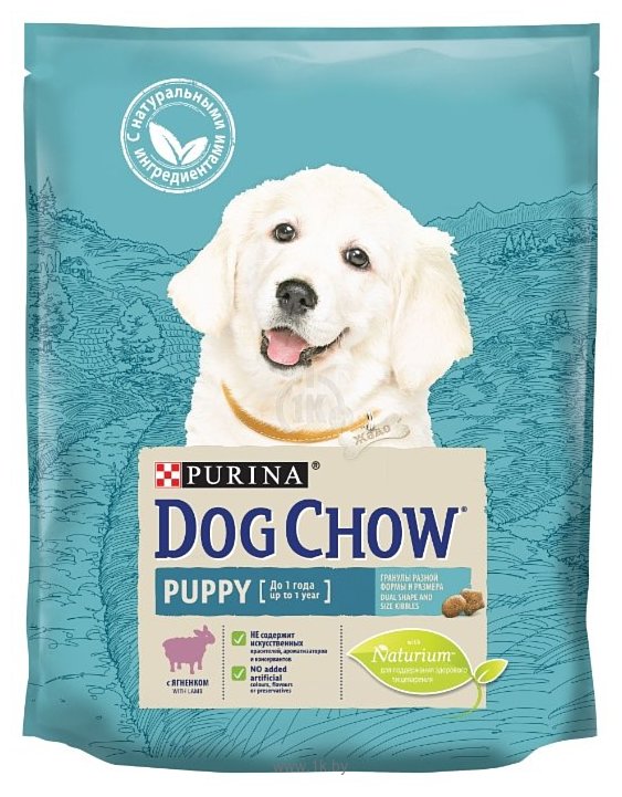 Фотографии DOG CHOW (0.8 кг) 1 шт. Puppy с ягненком для щенков