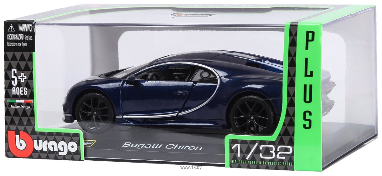 Фотографии Bburago Bugatti Chiron 18-42025 (синий)