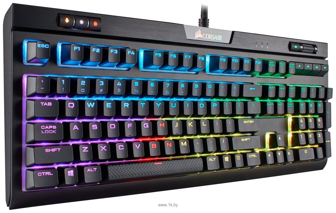 Фотографии Corsair Strafe RGB MK.2 Cherry MX Brown (без кириллицы)