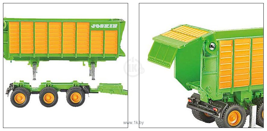 Фотографии Siku DEUTZ-FAHR с прицепом Joskin 1848