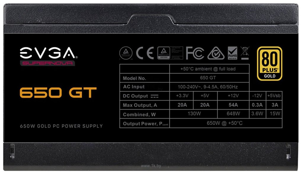 Фотографии EVGA SuperNOVA 650 GT 220-GT-0650-Y2