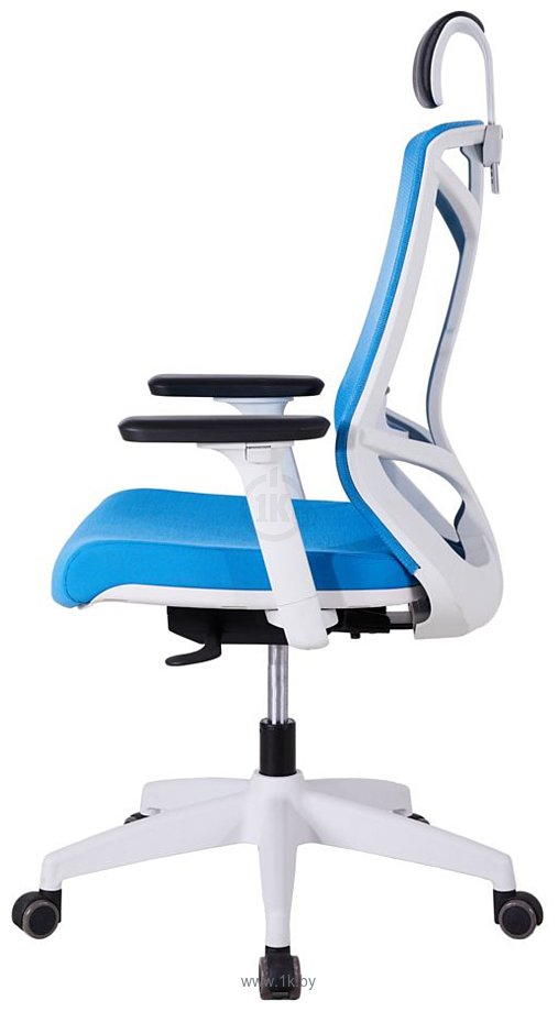 Фотографии Chair Meister Nature II Slider 3D (белая крестовина, голубой)