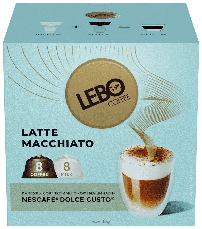 Фотографии LEBO Coffee Latte Macchiato 172 г