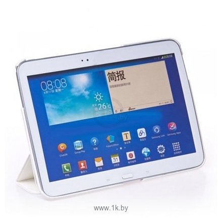 Фотографии Hoco Crystal Folder White for Samsung Galaxy Tab 3 10.1"