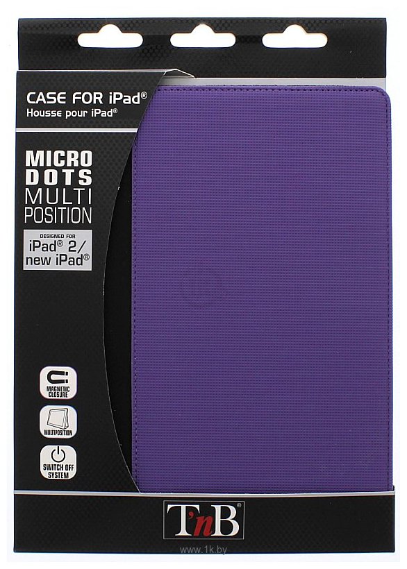 Фотографии T'nB MicroDot Purple для iPad 2/3 (IPADOTSPL)