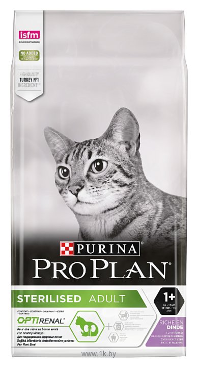 Фотографии Purina Pro Plan Sterilised feline rich in Turkey dry (10 кг)