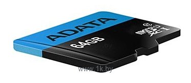 Фотографии ADATA Premier microSDXC Class 10 UHS-I U1 R/W : 85/25MB/s 64GB + SD adapter