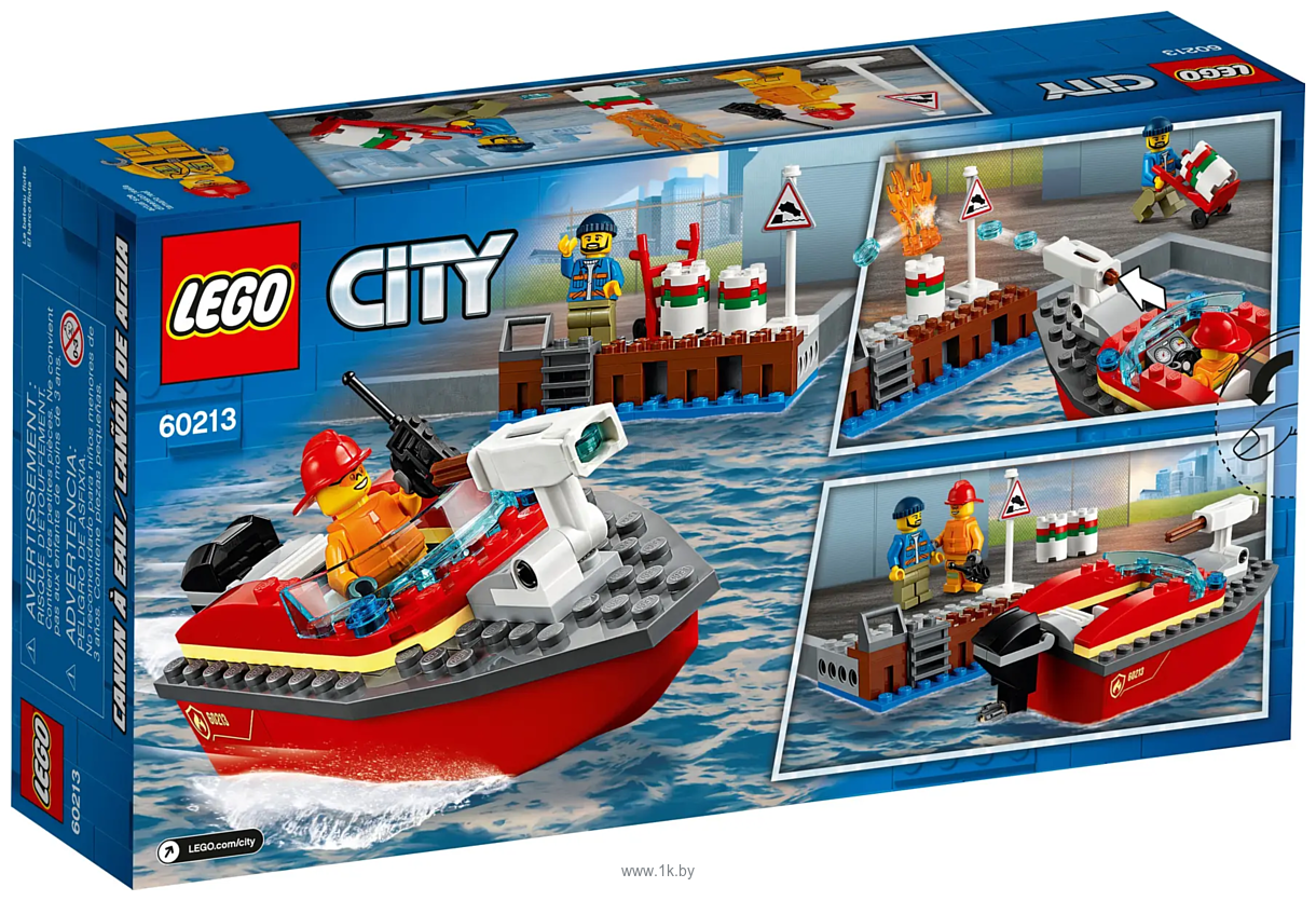 Фотографии LEGO City 60213 Пожар в порту