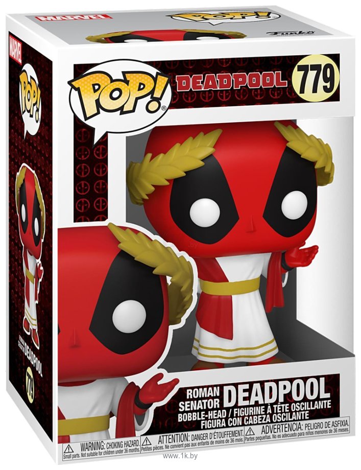 Фотографии Funko POP! Bobble Marvel Deadpool 30th Roman Senator Deadpool 54657
