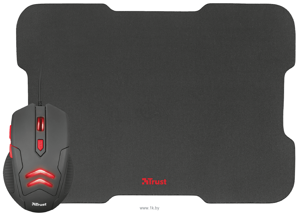 Фотографии Trust Ziva gaming mouse with mouse pad 21963