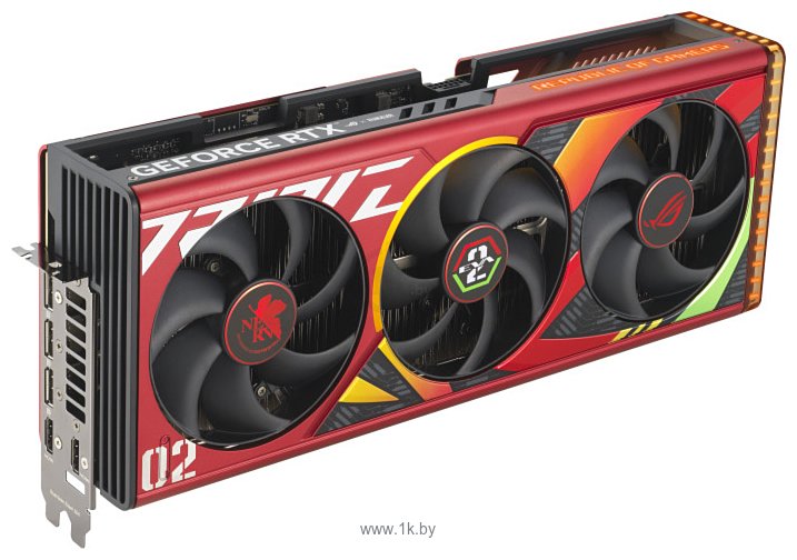 Фотографии ASUS ROG Strix GeForce RTX 4090 24GB OC EVA-02 Edition (ROG-STRIX-RTX4090-O24G-EVA-02-EDITION)