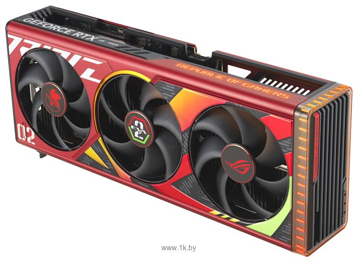 Фотографии ASUS ROG Strix GeForce RTX 4090 24GB OC EVA-02 Edition (ROG-STRIX-RTX4090-O24G-EVA-02-EDITION)